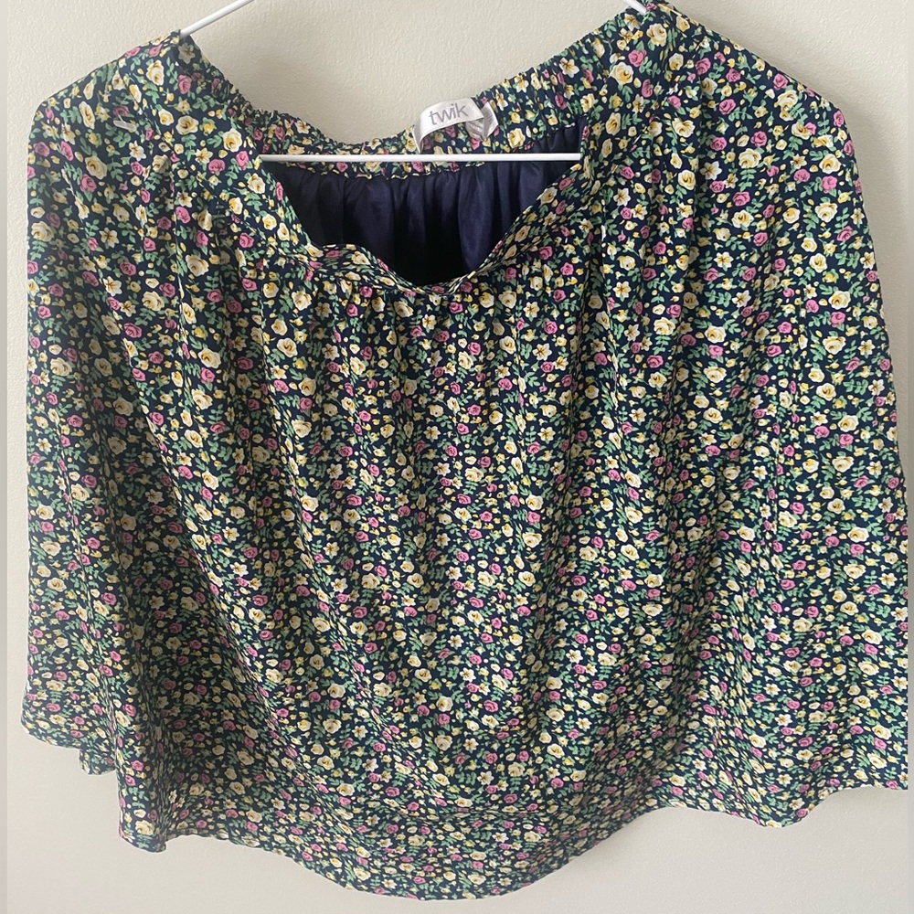 Twik Floral Mini Skirt, Size Medium